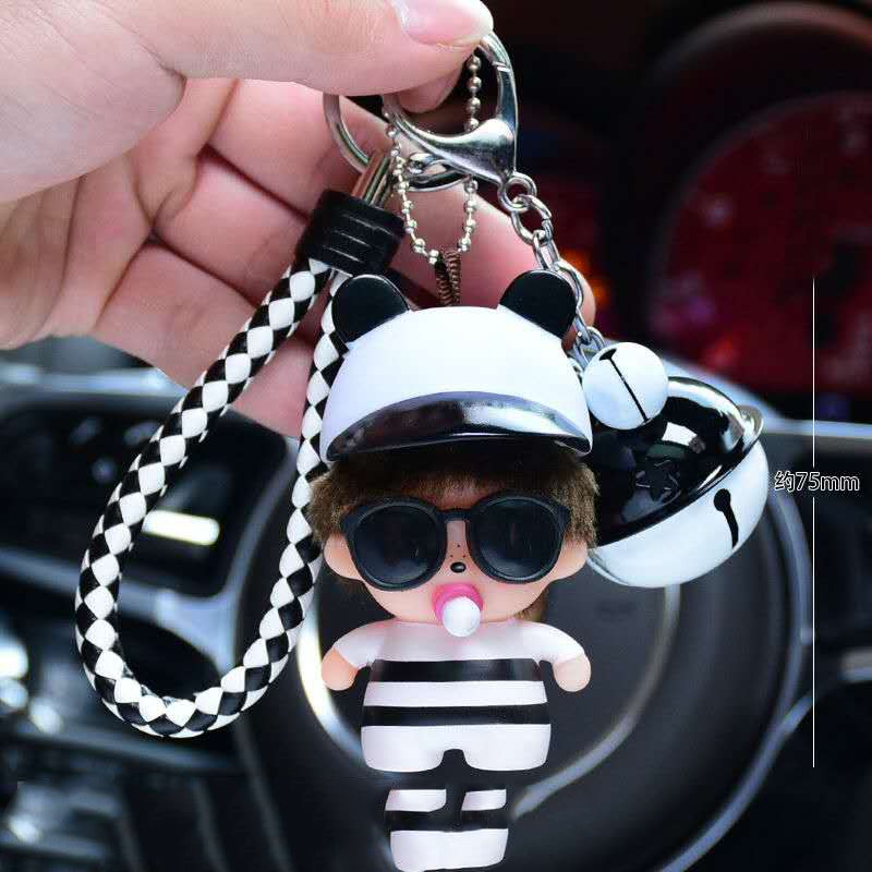 Móc Chìa Khóa Hình Hoạt Hình Sáng Tạo Phong Cách Hàn Quốc Dành Cho Cặp Đôi