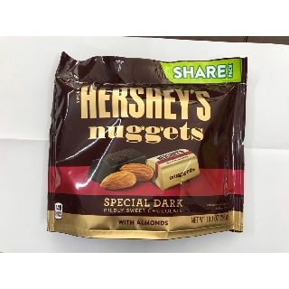 Socola Hershey's Nuggets Dark With Almonds 286gr