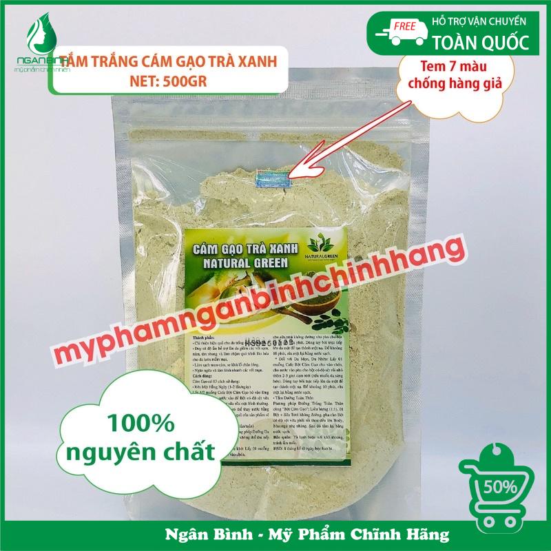 500GR Bột cám gạo trà xanh,ủ trắng trà xanh,tắm trắng body,ủ trắng da body,ủ trắng toàn thân,tắm trắng trà xanh matcha | BigBuy360 - bigbuy360.vn