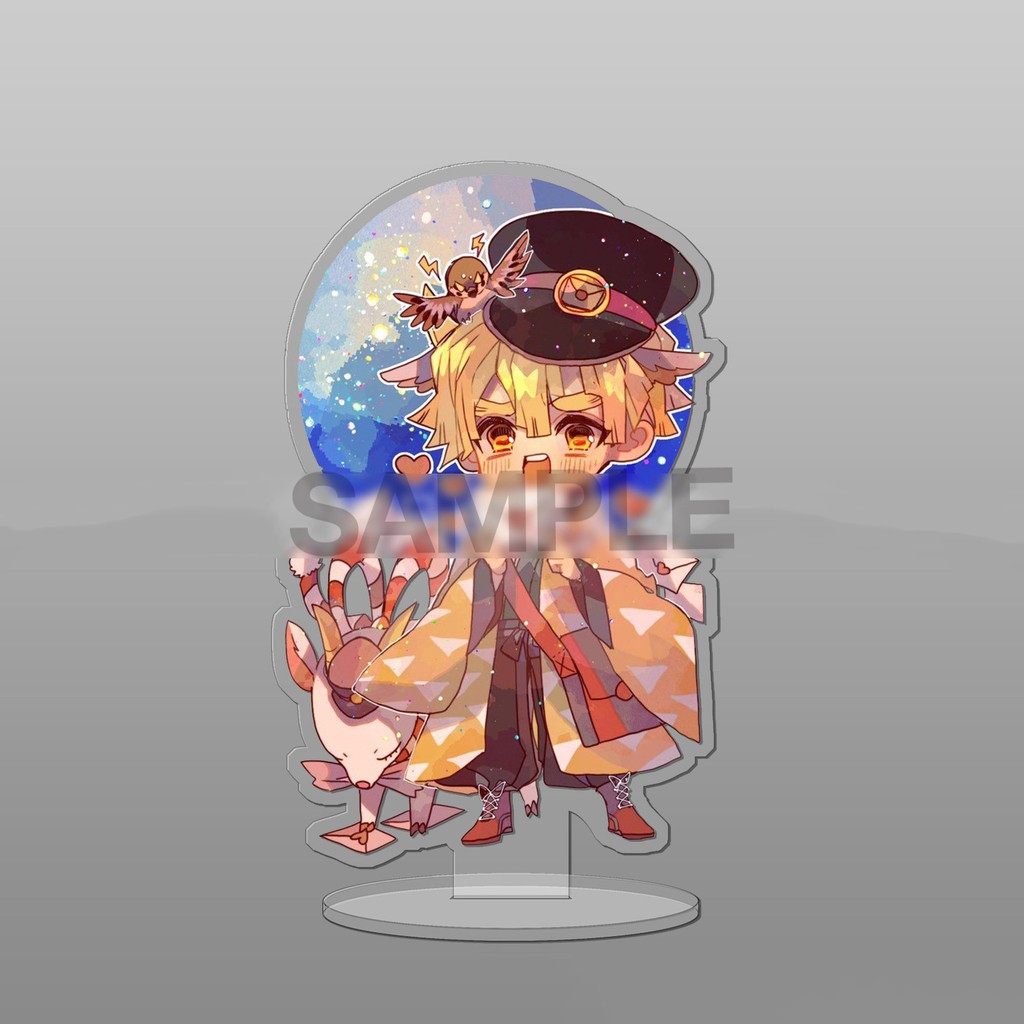Mô hình standee in hình KIMETSU NO YAIBA Thanh Gươm Diệt Quỷ ver LỄ HỘI anime chibi Acrylic mica trang trí trưng bày