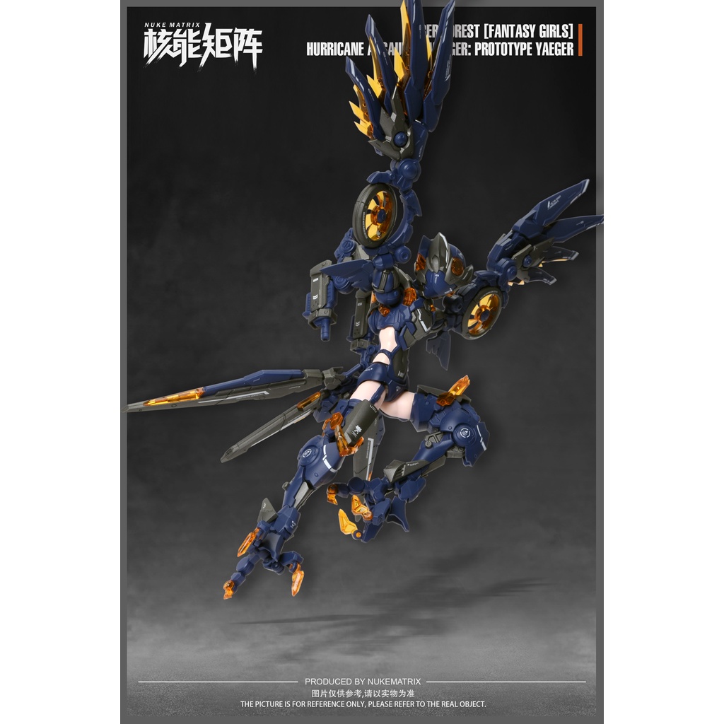 Mô hình lắp ráp Nuke Matrix CF03 Harpy Hurricane Assault Revenger Prototype Yaeger Cyber Forest Fantasy Girl