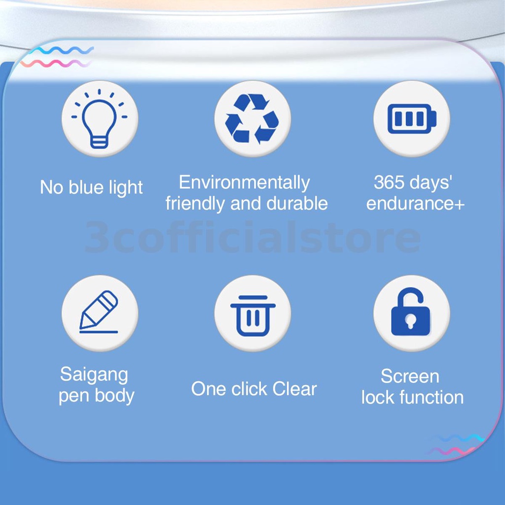 Bảng Viết Điện Tử Thông Minh Màn Hình LCD 18 "Hai Trong Một