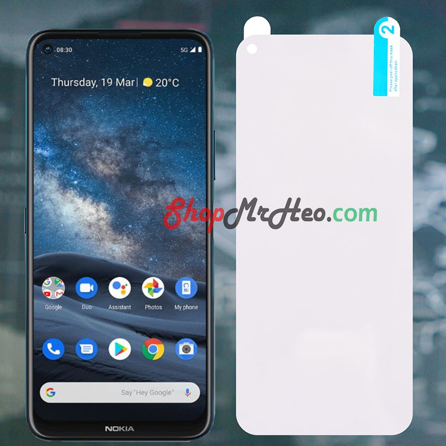 [Mã ELFLASH3 hoàn 10K xu đơn 20K] Dán Dẻo PPF Full Màn Hình Nokia 8.3