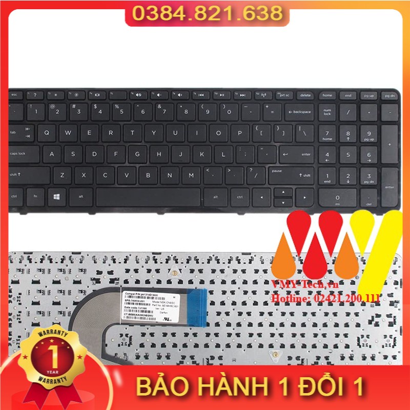Bàn phím laptop HP Pavilion 15-n039TX 15-N040CA 15-N040EA 15-n040TU NEW 100%