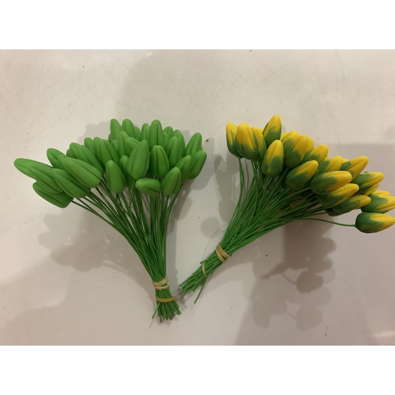 Nụ mai  đất sét 1 bó 50 cái