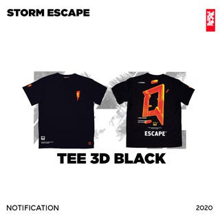 Áo thun unisex big logo 3d - Local Brand Storm Escape - [ FREE SHIP]