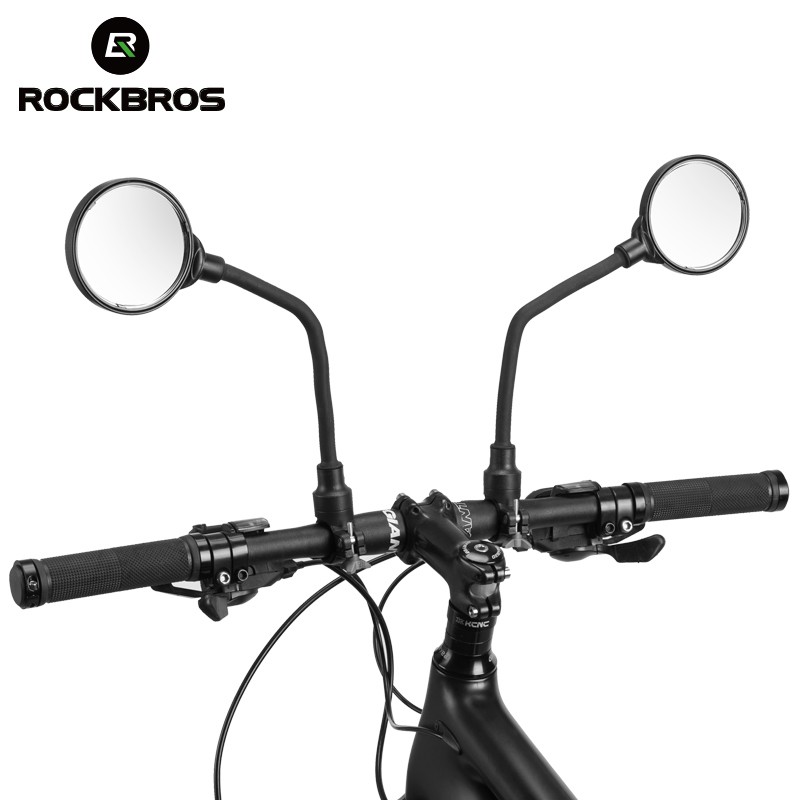 ROCKBROS Bike Mirror 360 ° Adjustable Minute HD Acrylic Motorcycle Electric Moped Bicycle Accessories