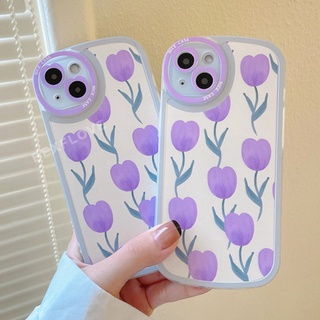 Ốp Điện Thoại Dẻo Trong Suốt Họa Tiết Hoa Xinh Xắn Cho IPhone 11 12 13 Pro Max Mini 7 8 6 S Plus Xr X Xs Max SE2020
