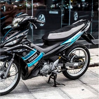 Tem Rời Ex 135 Đời 2011 Dán Xe Đen Phối Xanh ( Decal Crom Cao Cấp )