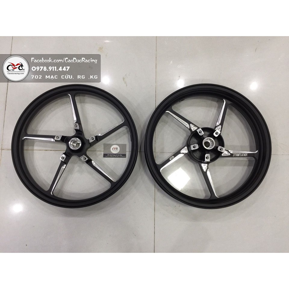 MÂM CNC 5 CÂY EX150 1.8 - 3.0 - BẢN BẰNG SIZE ZIN CỦA XE - MÀU ĐEN