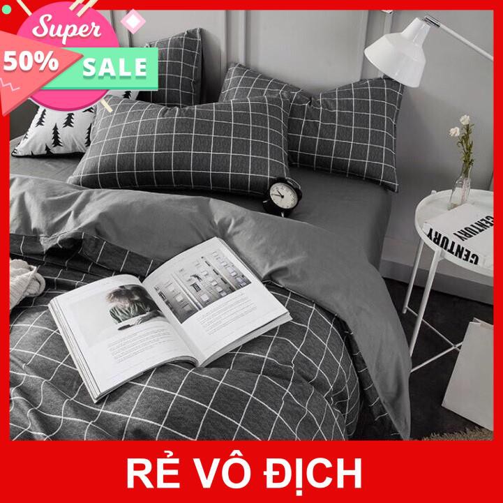 Combo 5 món Bộ Vỏ Chăn Ga Gối Coton poly HASUKO hàng nhập khẩu cao cấp nhiều mẫu mới