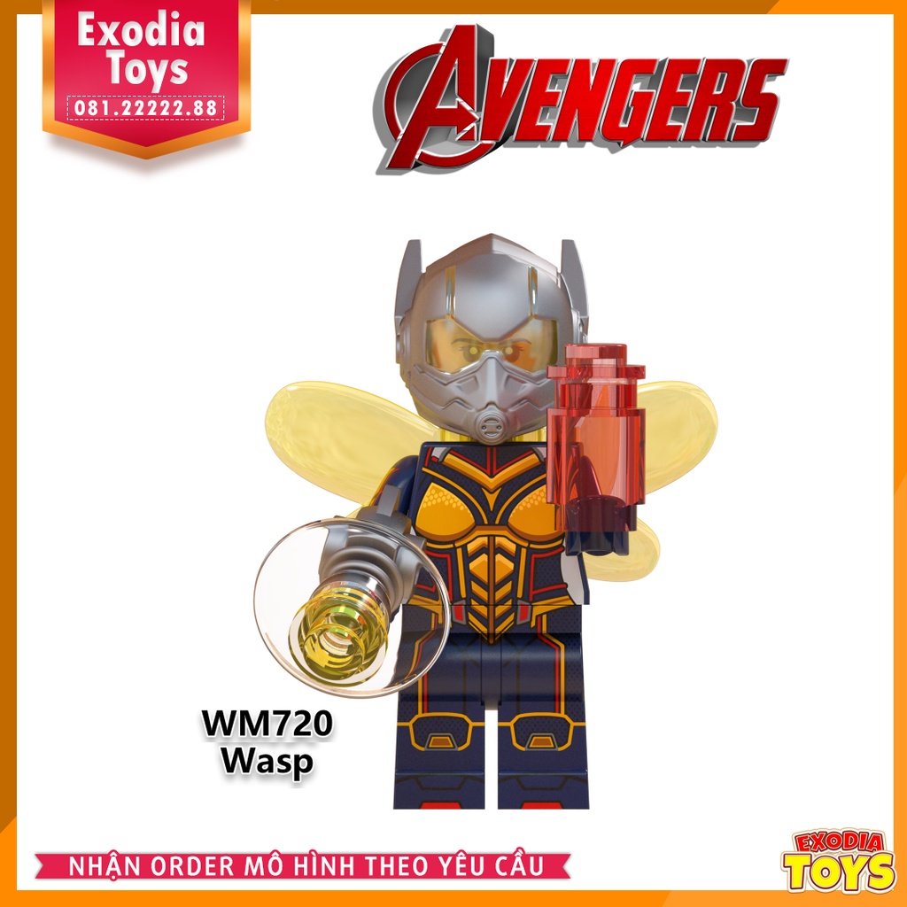 Xếp hình minifigure Biệt Đội Siêu Anh Hùng Avengers : Hồi Kết - Đồ Chơi Lắp Ghép Sáng Tạo - WM6063