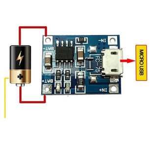 Mạch sạc pin TP4056 có IC bảo vệ