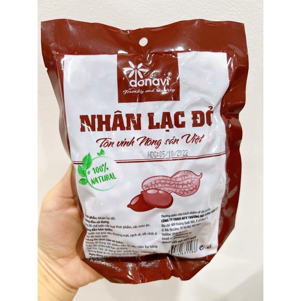 Nhân Lạc Đỏ, Đậu Phộng Đỏ Donavi 200g