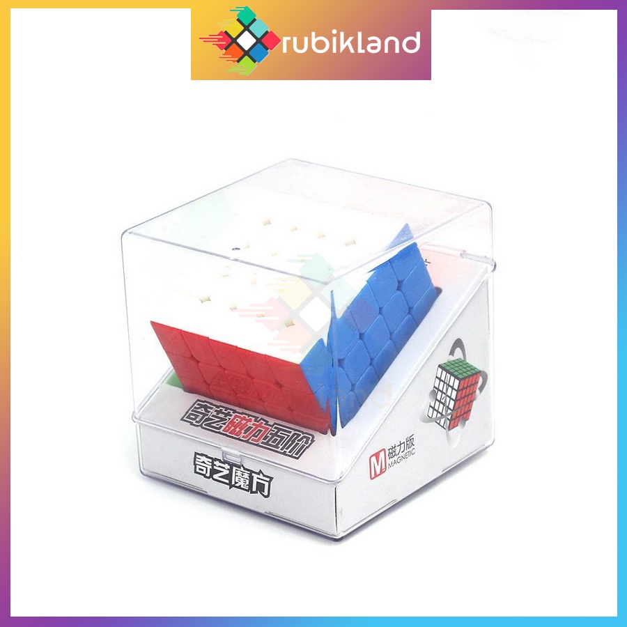 Rubik 5x5 Nam Châm QiYi MS Magnetic Stickerless Rubic 5 Tầng Đồ Chơi Trí Tuệ Trẻ Em