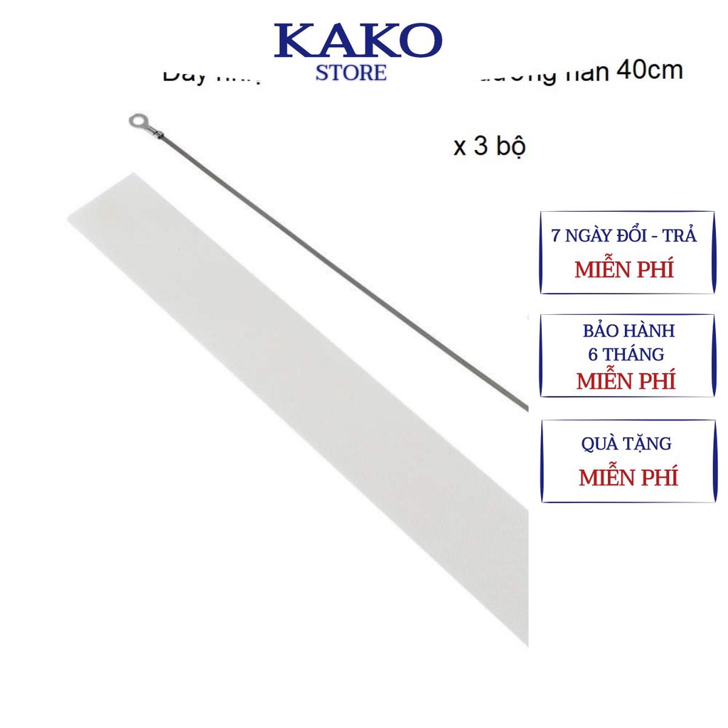 Dây máy hàn miệng túi 2mm *200mm 250mm 300mm 400mm,  Bộ 3 dây nhiệt thay thế máy PFS400, FS400, F400