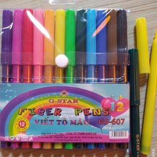 bút dạ 12 ,18 màu star