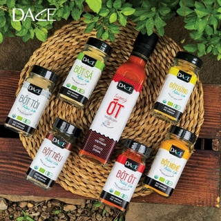 Bột gia vị hữu cơ Dace ( Hành tím, tỏi, sả, quế, hồi, nghệ, ớt, gừng, tiêu)