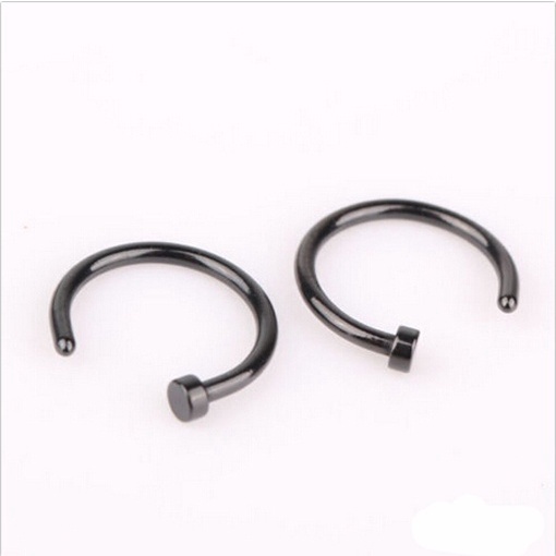 2 Khuyên mũi bằng thép không gỉ thời trang dành cho nam và nữ