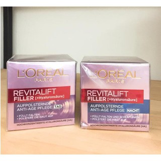 Kem dưỡng chống lão hóa da L’Oreal Paris Revitalift Filler Ngày/Đêm