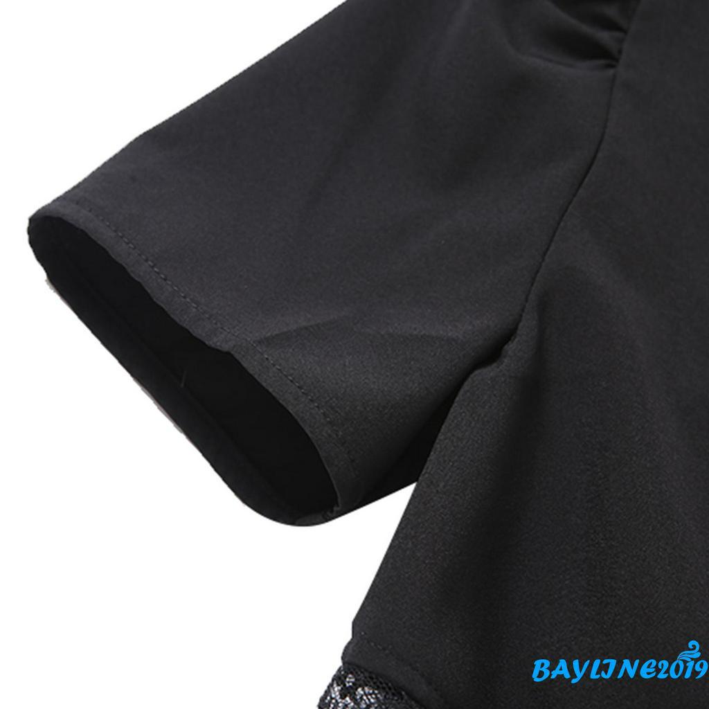 Áo Thun Croptop Cổ chữ V Tay Ngắn Màu Trơn Thời Trang Cho Nữ