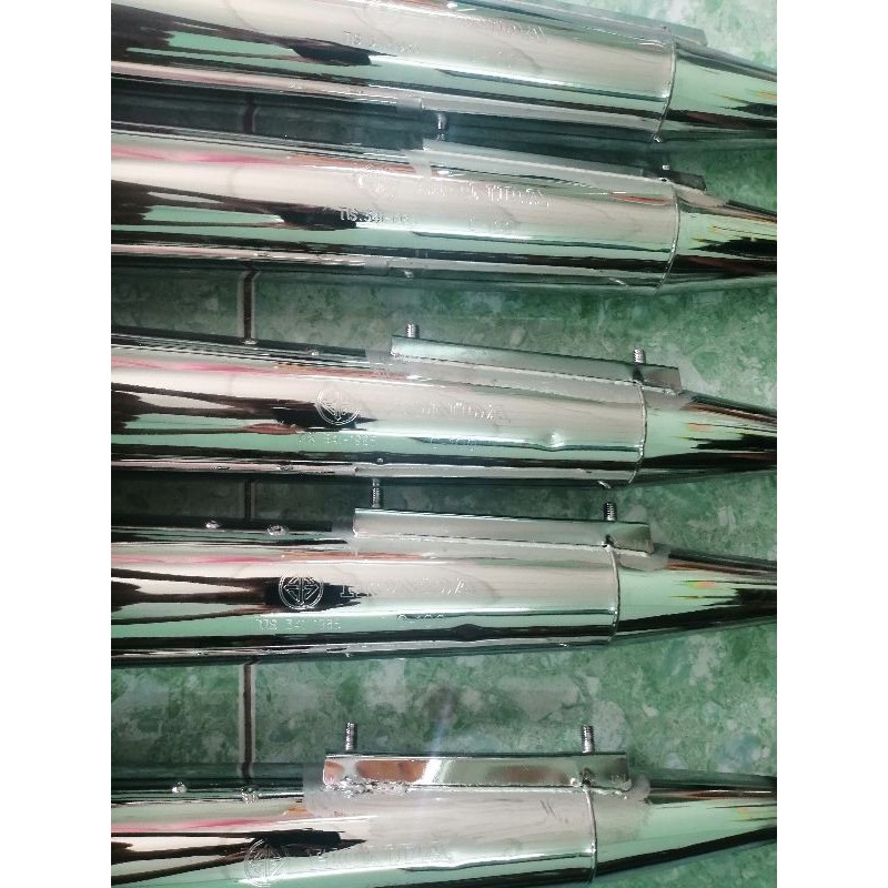 Pô xe máy dream. 1985. 2543 moc cam xăng cổ inox