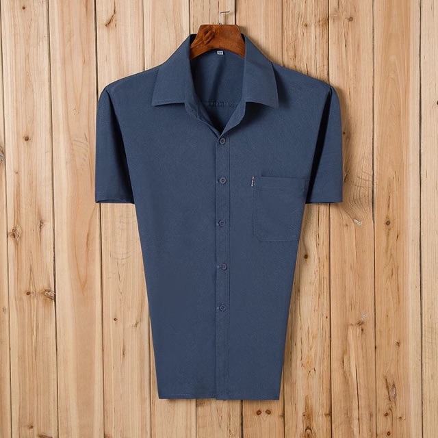 Áo sơ mi ngắn tay trung niên cho bố | BigBuy360 - bigbuy360.vn