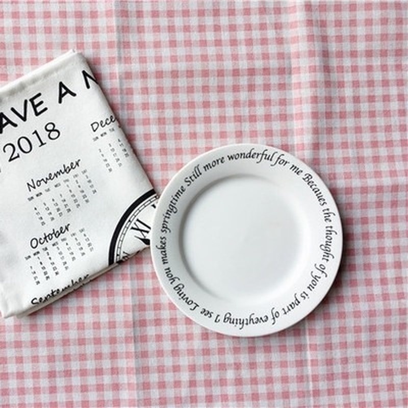 Khăn Trải Bàn Hình Vuông 46*68CM Phong Cách Bắc Âu