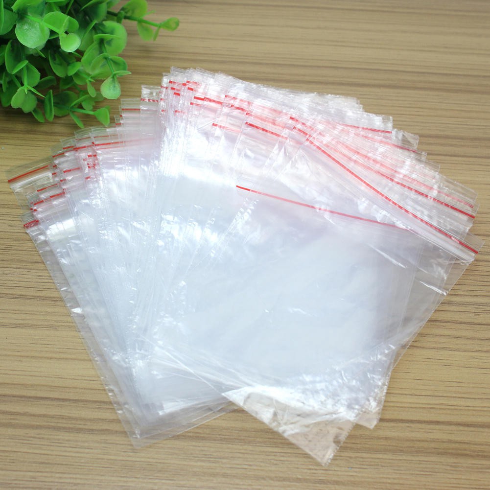 Bộ 100 Túi Zip 4x6cm Trong Suốt Đựng Đồ Đa Năng Tiện Lợi