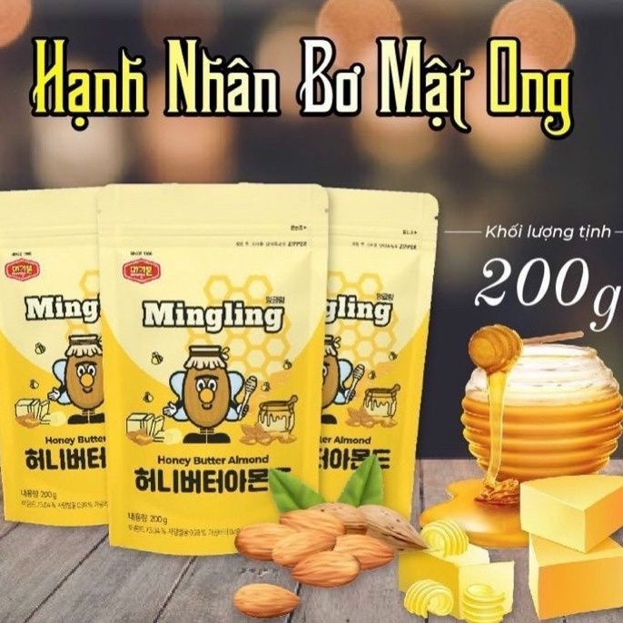 Hạnh nhân tẩm bơ mật ong 200GRAM?🇷