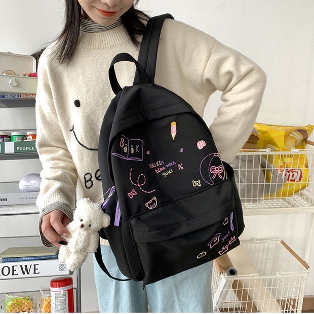 Balo Đi Học Thiết Kế Dễ Thương Dành Cho Nữ Sinh