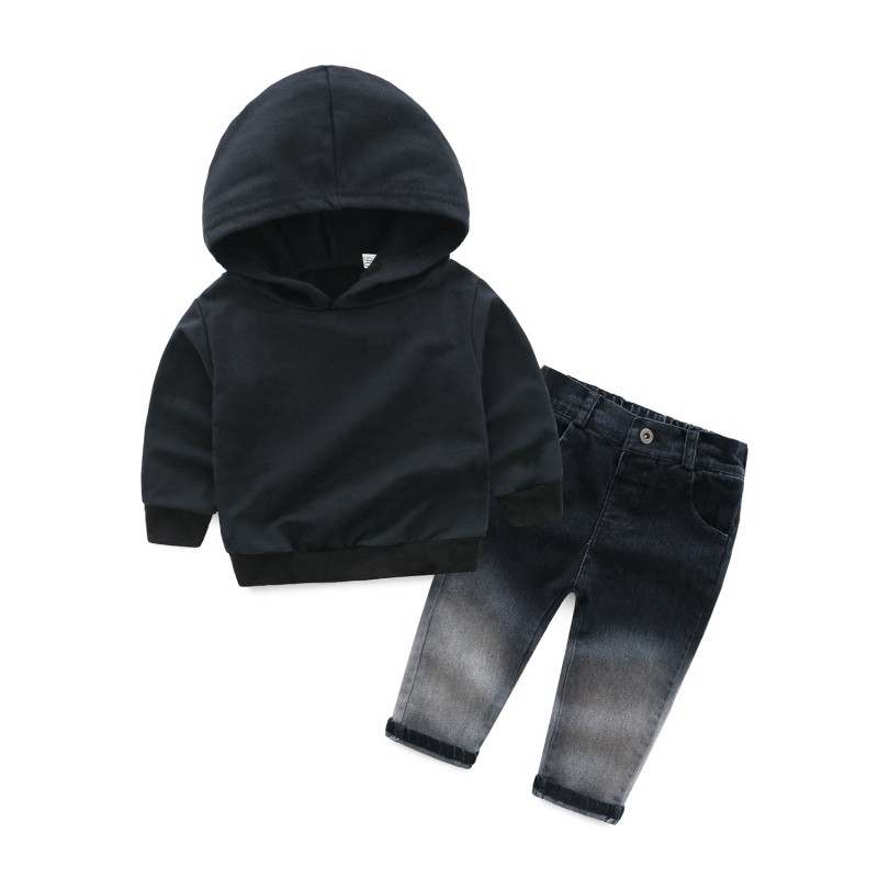 Set áo hoodie + quần dài thời trang cho bé trai