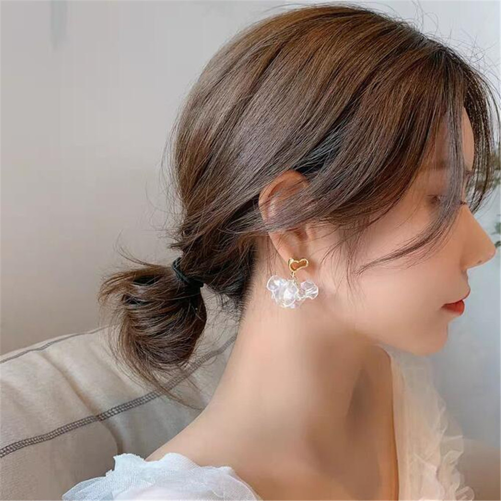 Khuyên Tai Hợp Kim Hình Hoa Dáng Dài Xinh Xắn Thời Trang Cho Phụ Nữ