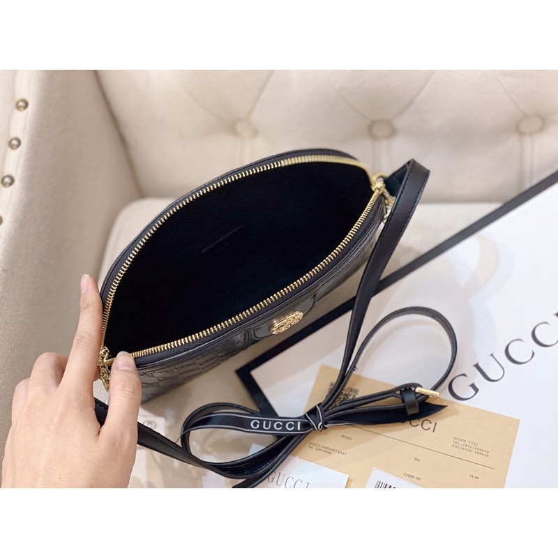 Túi đeo chéo HẾN da dập vân logo hàng fullbox có hộp cao cấp