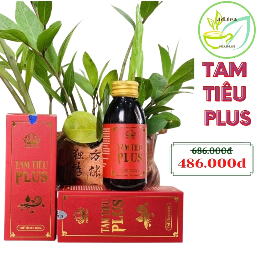 Nước Súc Miệng Tam Tiêu  Plus, Khử Mùi, Thơm Miệng, An Toàn Hiệu Quả - 100% Thảo Dược Thiên Nhiên (ad.tea)