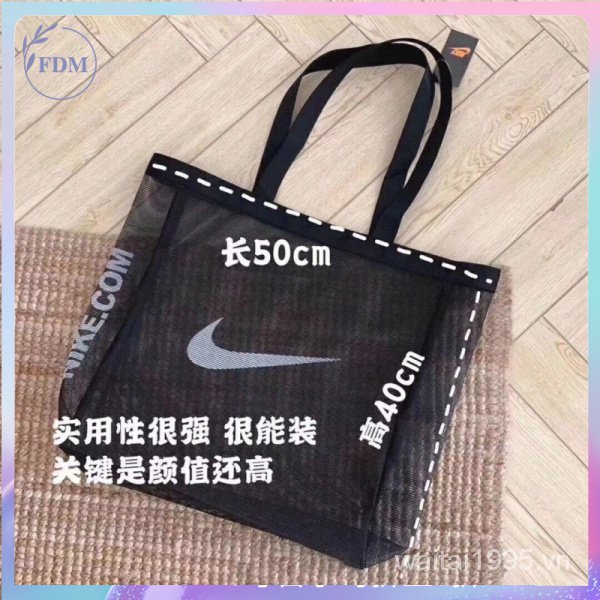 Túi xách vải lưới đơn giản phong cách thời trang hip hop