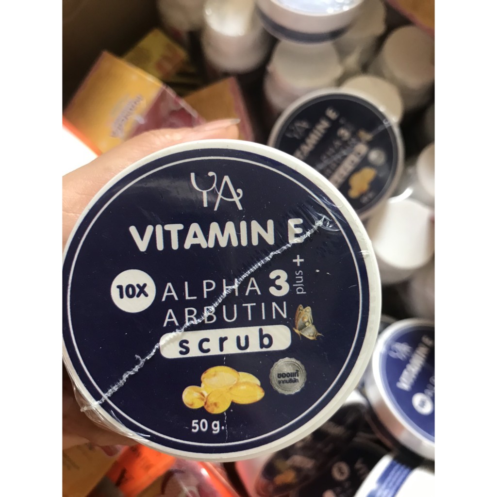 Tẩy tế bào chết Vitamin E Alpha Arbutin 3+ Thái Lan (50g)