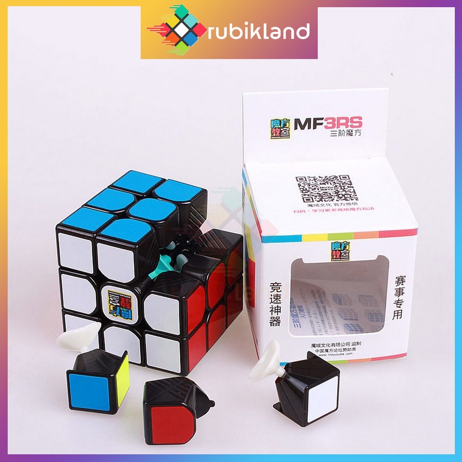 Rubik 3x3 MoYu MF3RS RS3 Rubic 3 Tầng Stickerless Viền Đen Khối Lập Phương 3x3 Đồ Chơi Trí Tuệ