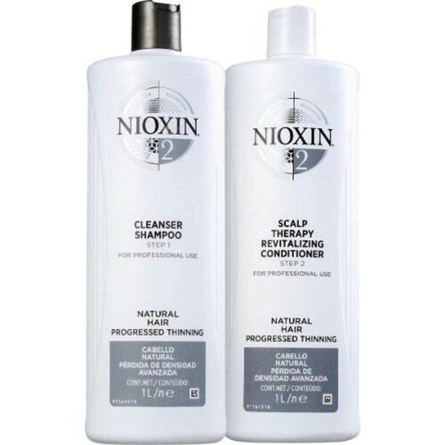 CẶP DẦU GỘI XÃ NIOXIN CHỐNG RỤNG TÓC ( HỆ THỐNG 2 )