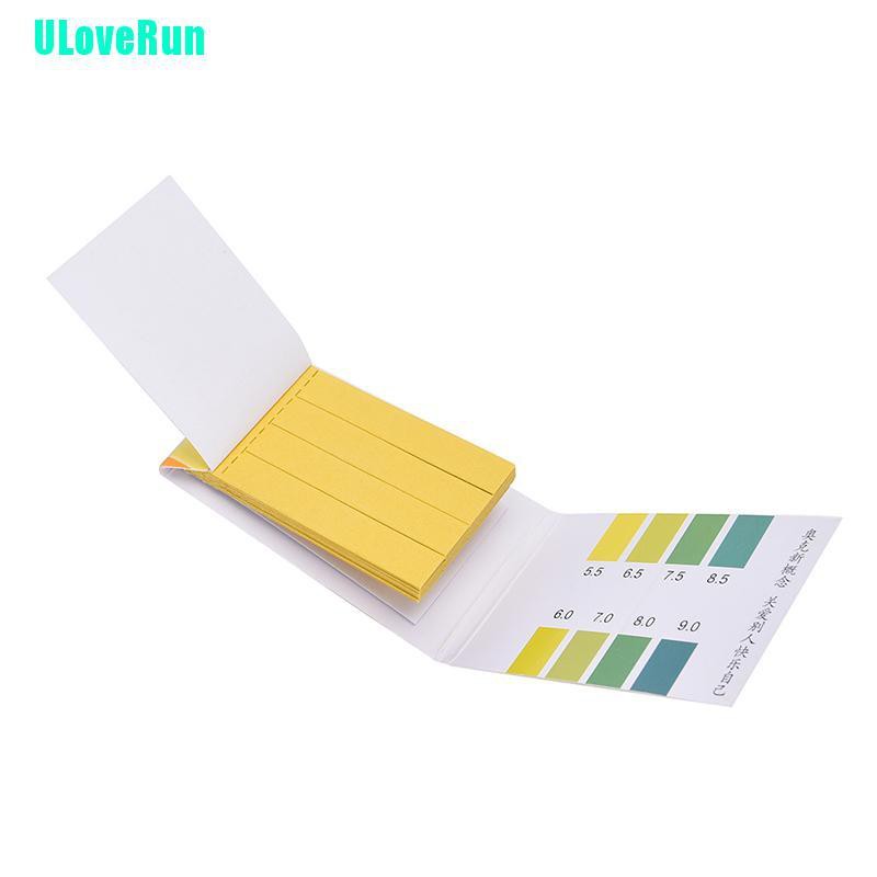 Uloverun Bộ 80 Giấy Kiểm Tra PH Litmus Nước Tiểu Axit Alkaline Hữu Dụng