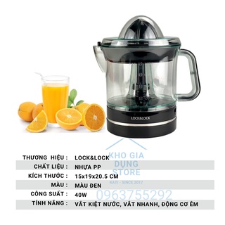 Máy Vắt Cam LocknLock EJJ236BLK 700ml Katigiadung