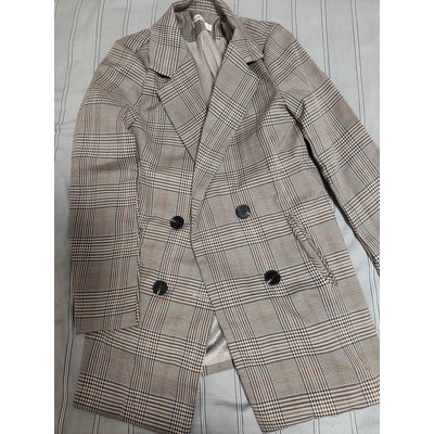 (Hàng Đẹp)Áo blazer kẻ caro Hàn Quốc- Ảnh thật 4 hình cuối | BigBuy360 - bigbuy360.vn