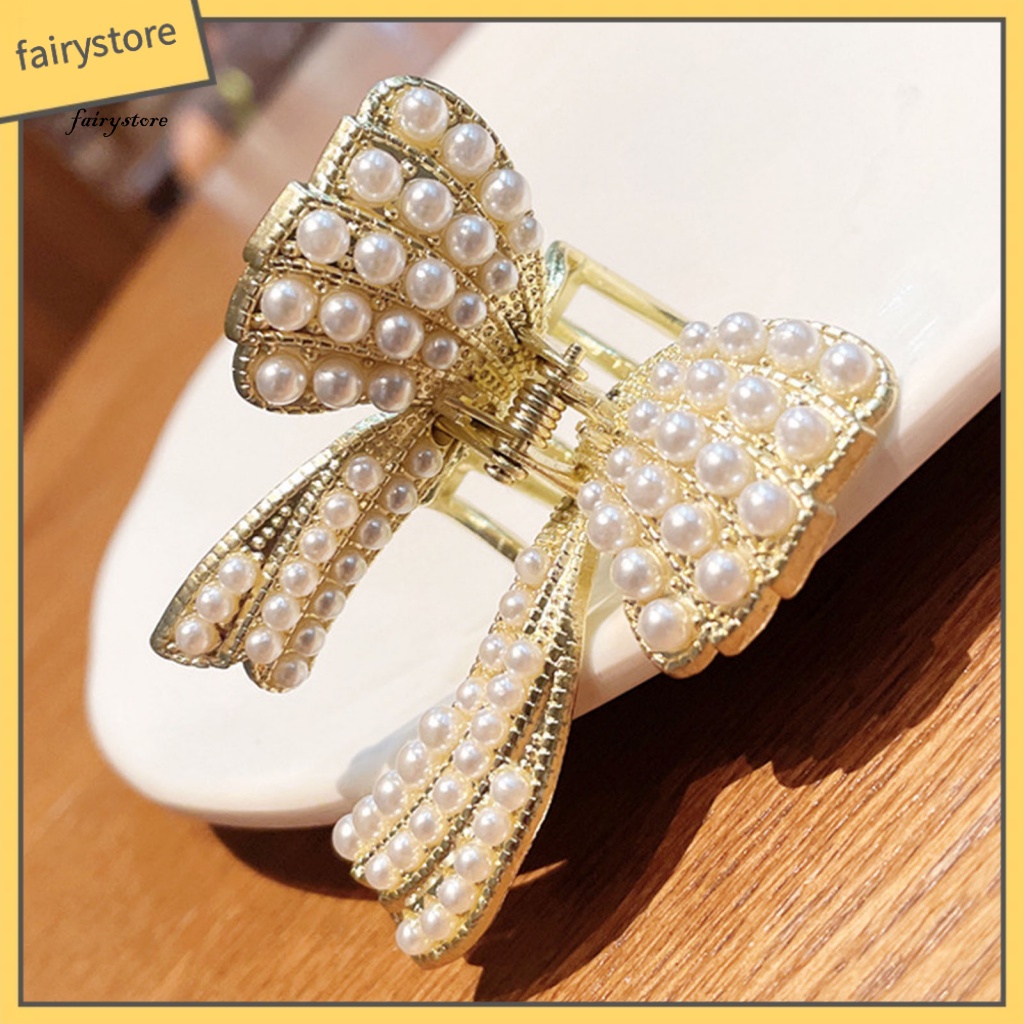 Fairystore| Kẹp Tóc Càng Cua Đính Đá Lấp Lánh