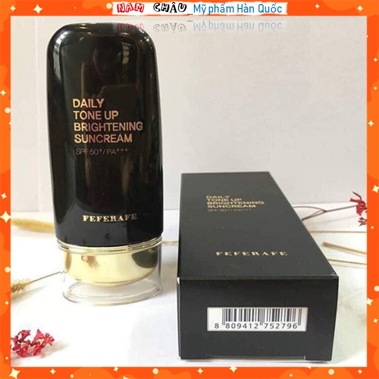 [Quà tặng 1C Khẩu Trang] Kem chống nắng Hàn Quốc FEFERAFE trắng da sáng mịn nâng Tone, kiềm dầu 60ml NPP Nam Châu | BigBuy360 - bigbuy360.vn
