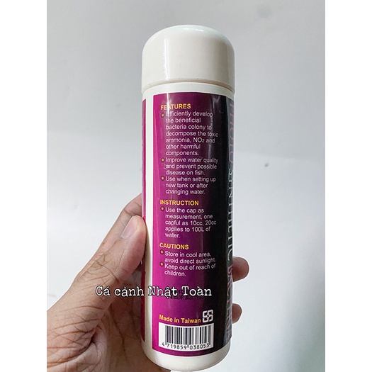 PHOTO SYNTHETIC BACTERIA (PSB) ISTA ĐÀI LOAN 240ML KHỬ AMONIAC, NITRITE VÀ CÁC CHẤT ĐỘC, BỔ SUNG VÀ GIÚP TẠO HỆ VI SINH