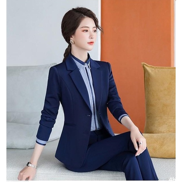 Set Áo Vest Tay Dài + Quần Dài TJ35 - Xanh đen