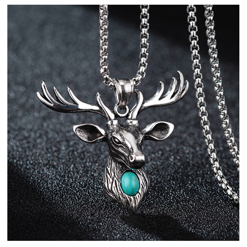 Vòng cổ cặp đôi bằng thép titan không gỉ phong cách hip hop