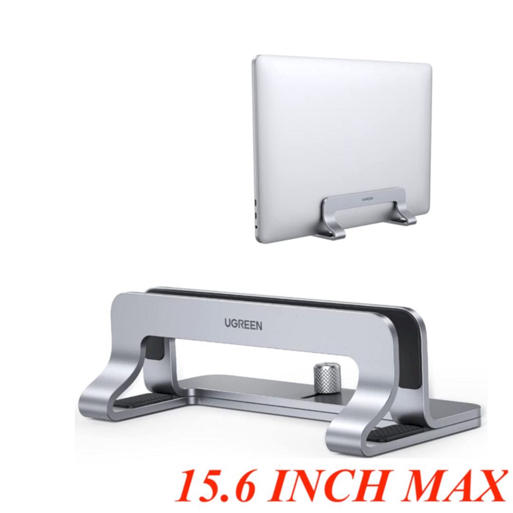 Chân đế máy tính xách tay, Macbook dọc 15.6inch Hợp kim nhôm Màu Xám Ugreen 20471 LP258 Hàng Chính H
