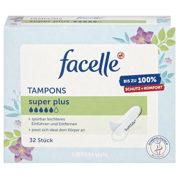 Tampon Facelle Đức đủ size date 2026 - Băng vệ sinh dạng nút Facelle mẫu mới nhất chuẩn Đức