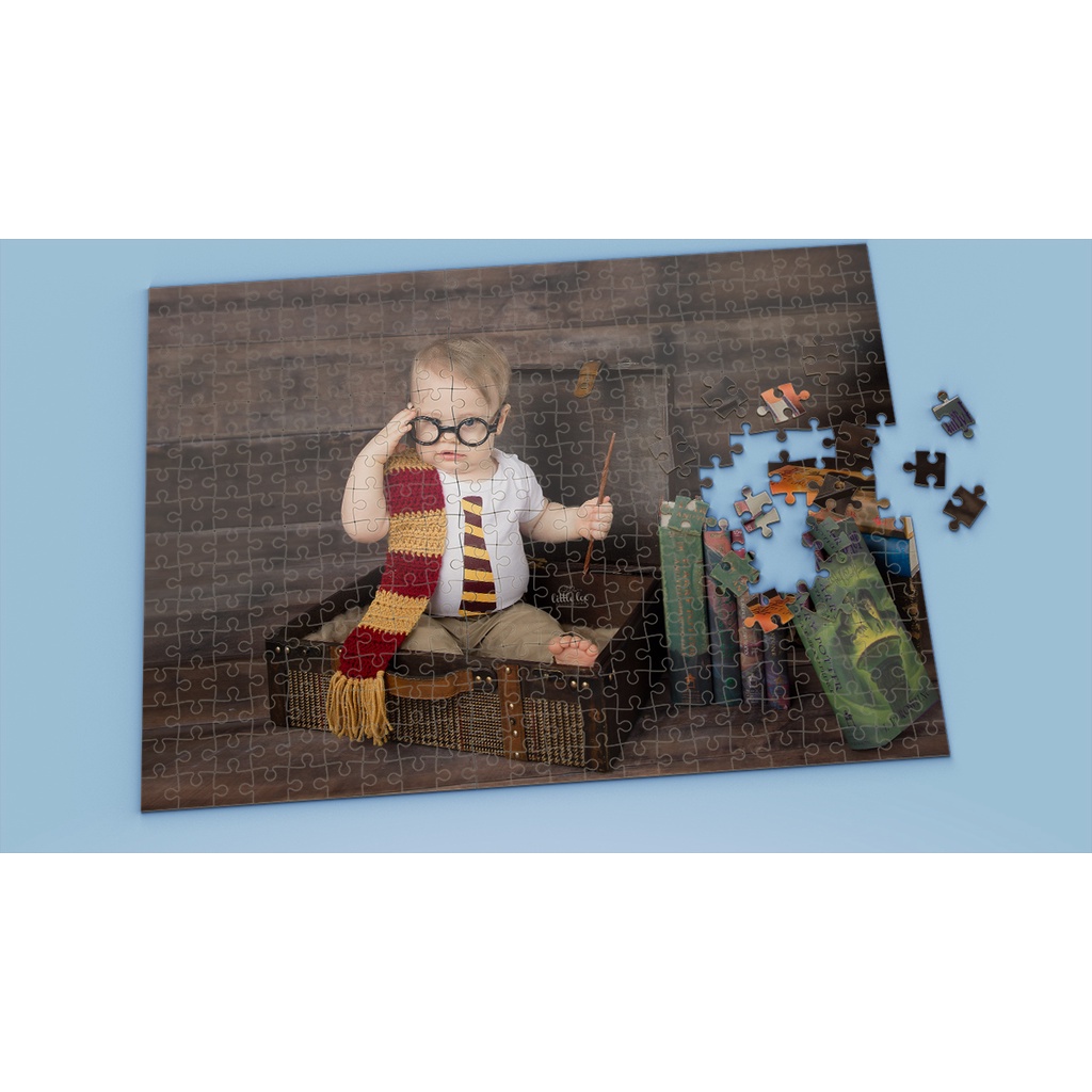 Tranh ghép hình BABY - Mẫu 5 - Nhận in theo yêu cầu